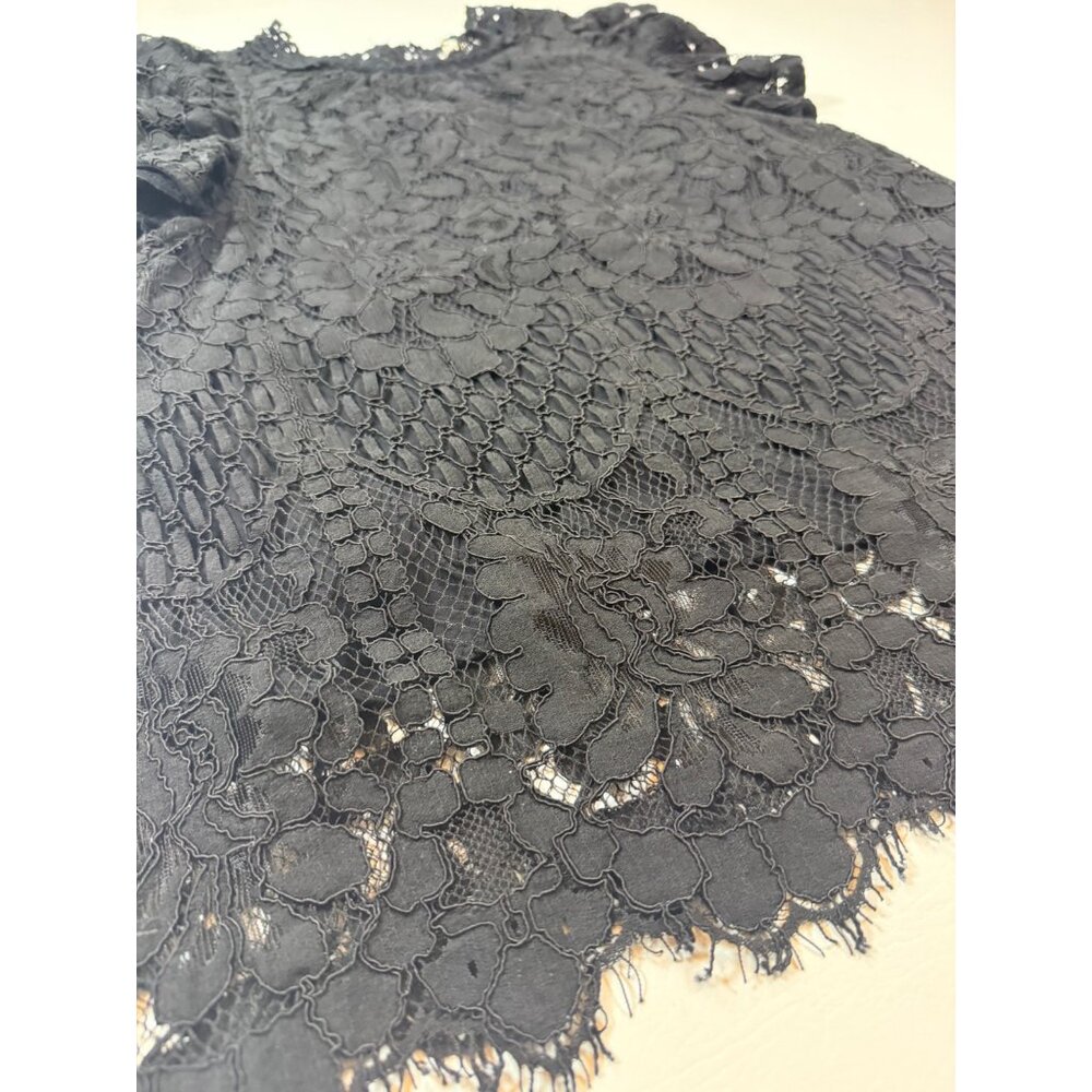 Sweet Lovely By Jen Womens Black Lace Sleeveless Mini Dress L (bin JJ166) - Picture 8 of 8